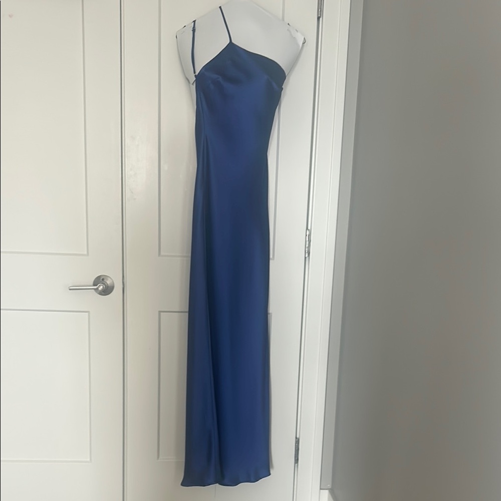 Elegant Blue Women's Dress